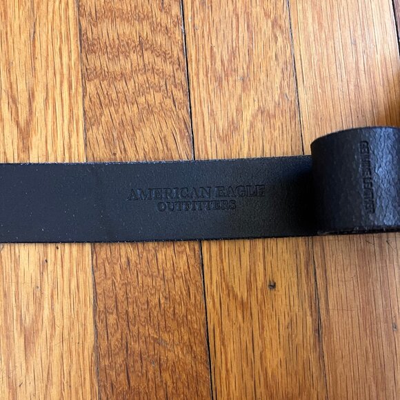 American Eagle Dark Brown Leather Belt, 36" - Picture 2 of 3